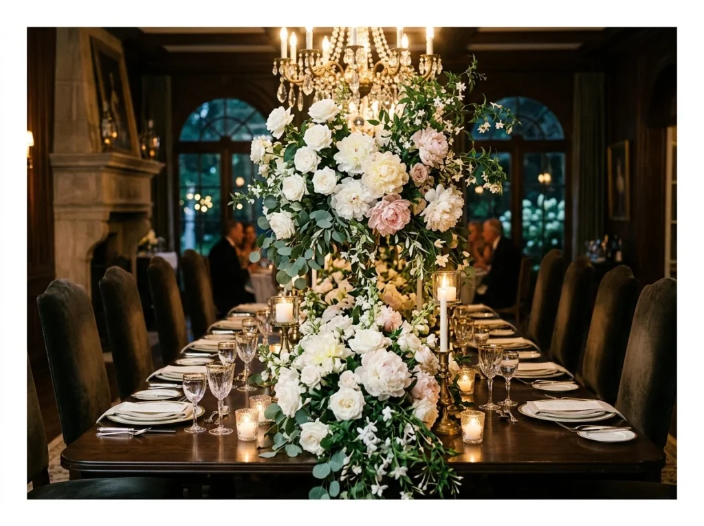 Dramatic Fresh Floral Installation