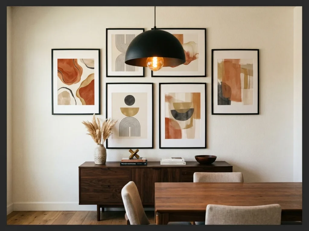Gallery Wall of Large Art Prints