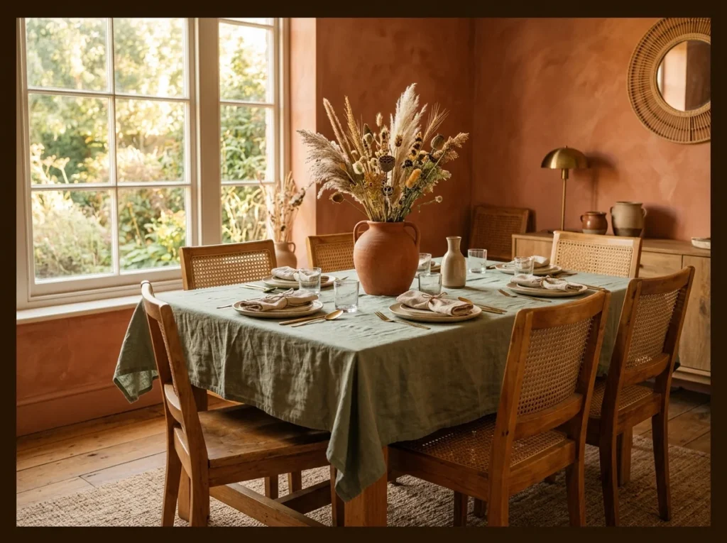 Earthy Terracotta and Sage Color Palette