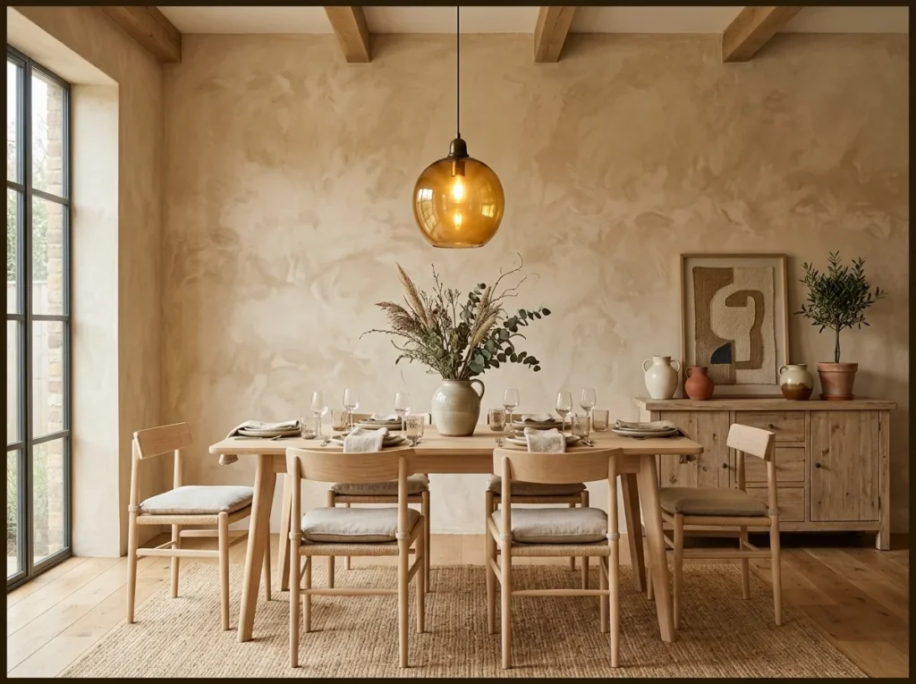 Textured Plaster or Limewash Wall Finish